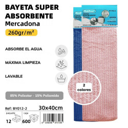 BAYETA SUPER ABSORBENTE 30X40 CM.
