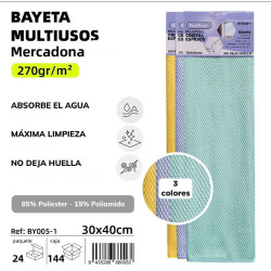 BAYETA ESPECIAL CRISTALES 30 X 40 CM