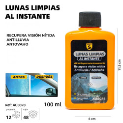 LUNAS LIMPIAS AL INSTANTE 100 ML + ESPONJA