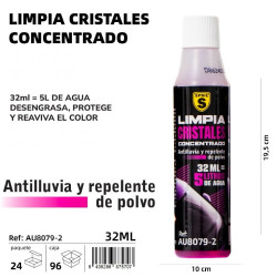 LIMPIA CRISTALES CONCENTRADO 32 ML.