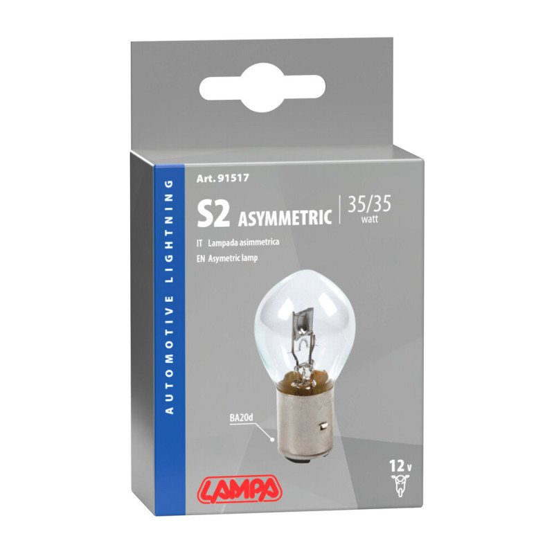 LAMPARA S2 ASYMETRICA 35/35 W  12V