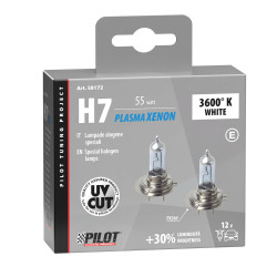 LAMPARA H7 PLASMA XENON 55W  12V 3600K