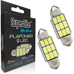 BOMBILLA PLAFONIER 9 LED 39 MM ( 2 UND )
