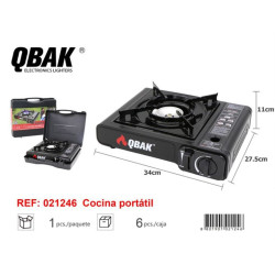 COCINA GAS PORTATIL QBAK