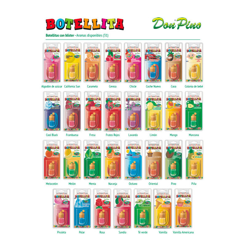 AMBIENTADOR BOTELLITA  BLISTER DON PINO