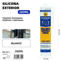 SILICONA EXTERIOR  280ML BANCO