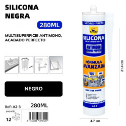 SILICONA NEGRA 280 ML