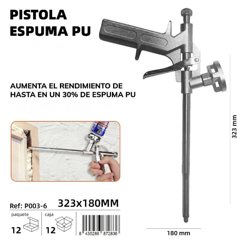 PISTOLA ESPUMA POLURIETANO