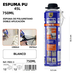 ESPUMA POLIURETANO DOBLE ACCION 750ML